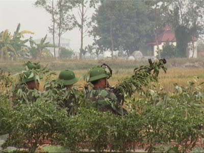 Từ ph&iacute;a sau cuộc diễn tập